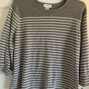 🎉SALE🎉Liz Claiborne gray lightweight sweater 2XL